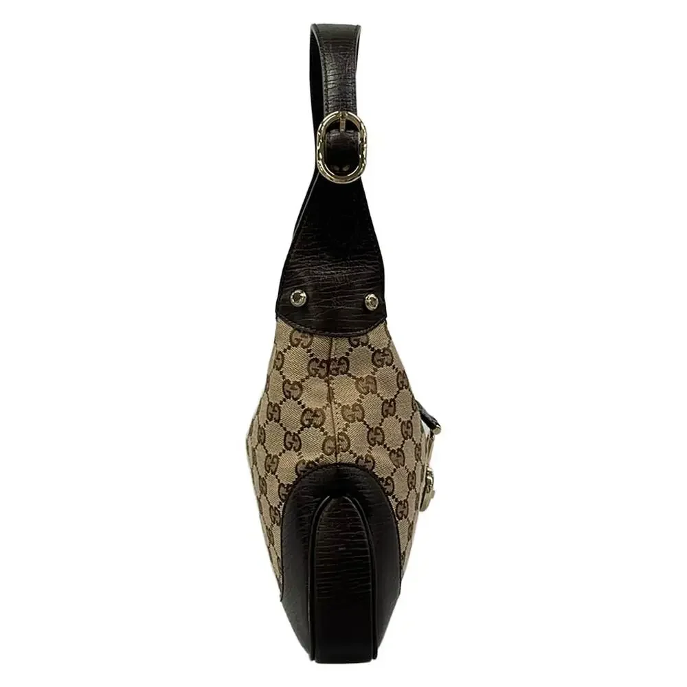 Gucci GG/Sherry (Web) Shoulder Bag 130779 Dark Brown Beige Multi Jacquard